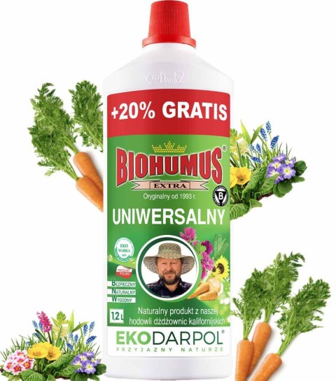 EKODARPOL BIOHUMUS EXTRA Uniwersalny 1L + 20% gratis EKODARPOL BIOHUMUS EXTRA Uniwersalny 1L + 20% gratis
