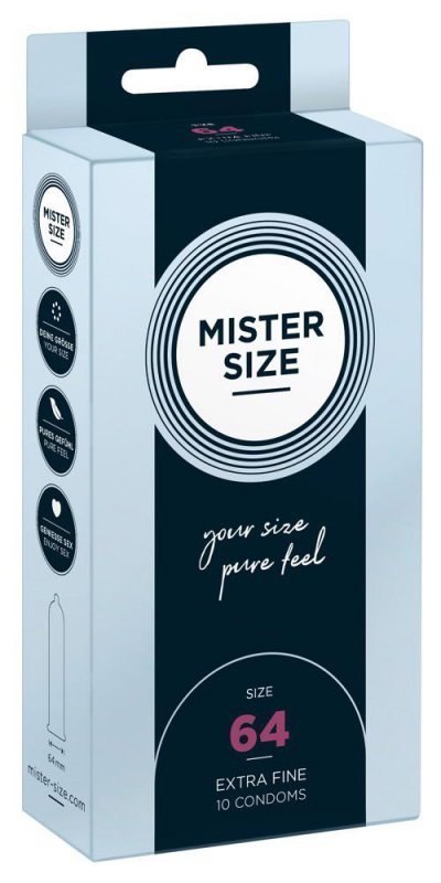 Mister Size 64mm pack of 10 Mister Size 64mm pack of 10