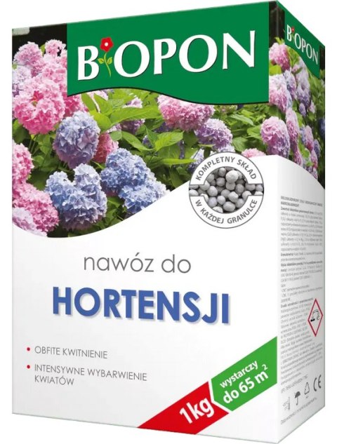 BOPON - Nawóz do hortensji granulat 1kg BOPON - Nawóz do hortensji granulat 1kg