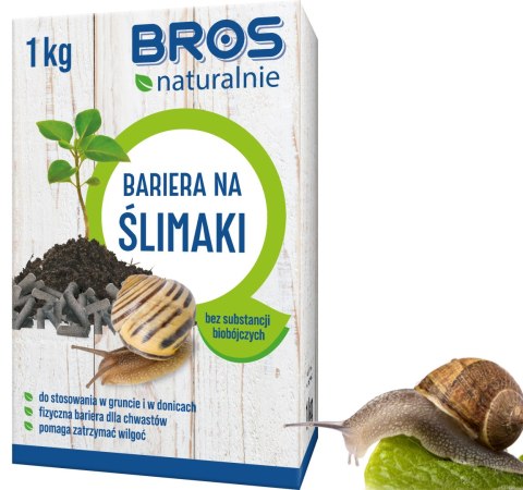 BROS NATURALNIE - bariera na ślimaki 1 kg BROS NATURALNIE - bariera na ślimaki 1 kg