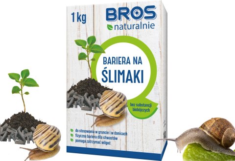 BROS NATURALNIE - bariera na ślimaki 1 kg BROS NATURALNIE - bariera na ślimaki 1 kg