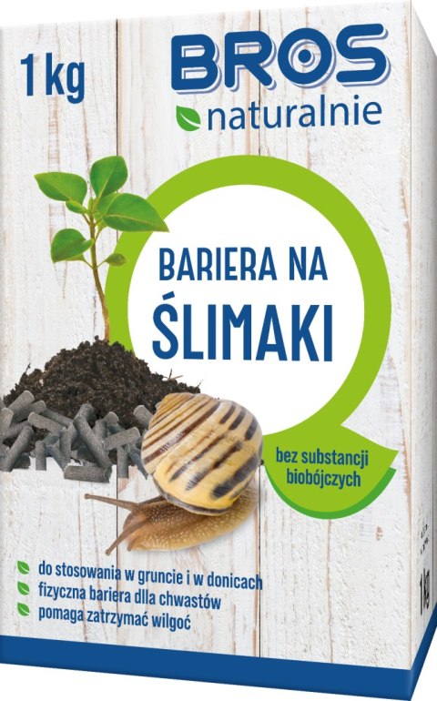 BROS NATURALNIE - bariera na ślimaki 1 kg BROS NATURALNIE - bariera na ślimaki 1 kg