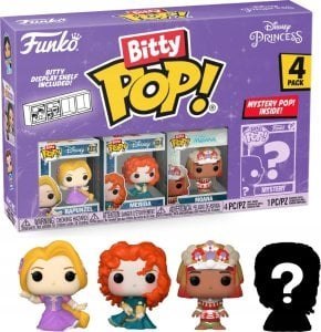 Funko Bitty POP! Disney Princess Rapunzel 2cm 4pak