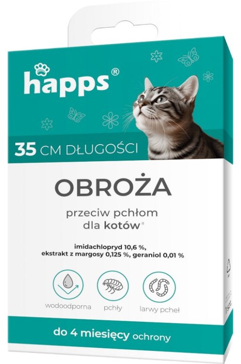 HAPPS - obroża przeciw pchłom dla kotów HAPPS - obroża przeciw pchłom dla kotów
