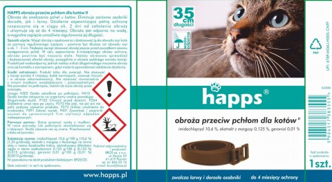 HAPPS - obroża przeciw pchłom dla kotów HAPPS - obroża przeciw pchłom dla kotów