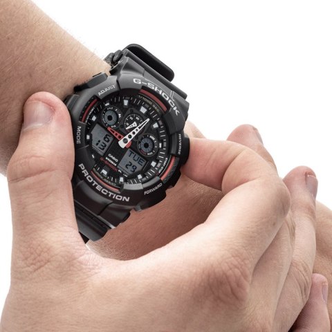 ZEGAREK MĘSKI CASIO G-SHOCK GA-100-1A4ER (zd135c) ZEGAREK MĘSKI CASIO G-SHOCK GA-100-1A4ER (zd135c)