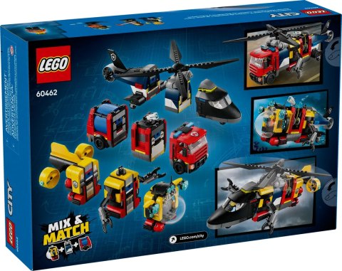 60462 - LEGO City - Zestaw z helikopterem, wozem strażackim i łodzią podwodną 60462 - LEGO City - Zestaw z helikopterem, wozem strażackim i łodzią podwodną