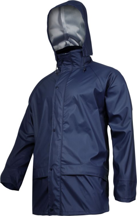 Kurtka przeciwdeszczowa pu, granatowa, "2xl", ce, lahti Kurtka przeciwdeszczowa pu, granatowa, "2xl", ce, lahti