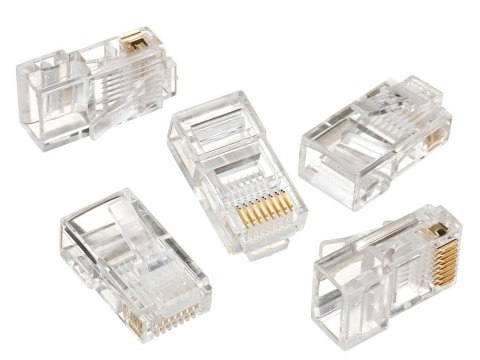 MCTV-663 Wtyk RJ45 8P8C 5e linka Maclean 100 sztuk MCTV-663 Wtyk RJ45 8P8C 5e linka Maclean 100 sztuk
