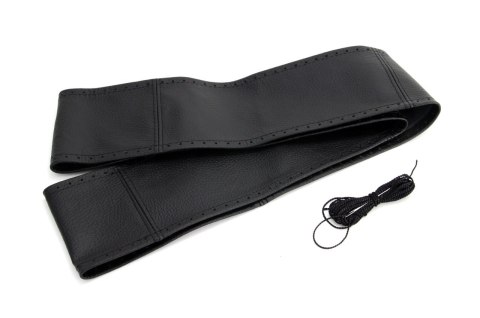 Pokrowiec sznurowany skórzany na kierownicę samochodową m 43-45cm amio-01763 Pokrowiec sznurowany skórzany na kierownicę samochodową m 43-45cm amio-01763