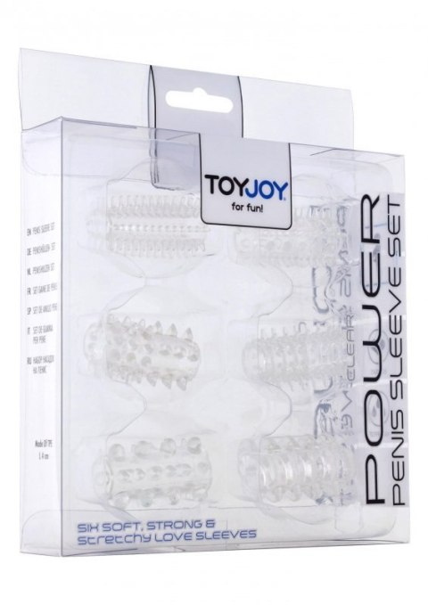 Power Penis Sleeve Set Transparent Power Penis Sleeve Set Transparent