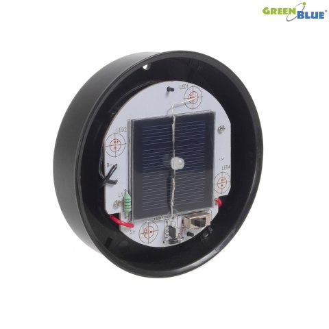 Solarna lampa wolnostojąca ogrodowa GreenBlue, kula, 20x20x53cm, kolorowy LED RGB, GB124 Solarna lampa wolnostojąca ogrodowa GreenBlue, kula, 20x20x53cm, kolorowy LED RGB, GB124