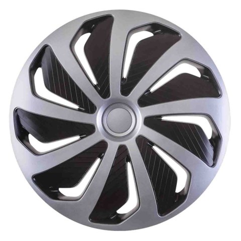 Kołpak samochodowy czarno srebrny wind 14" cali Kołpak samochodowy czarno srebrny wind 14" cali