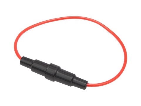 3056# Gniazdo bezpiecznik z kablem 20mm czarneczarne 3056# Gniazdo bezpiecznik z kablem 20mm czarneczarne