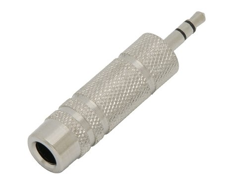 5131# Przejście jack: wtyk 3,5-gniazdo 6,3 metal stereo 5131# Przejście jack: wtyk 3,5-gniazdo 6,3 metal stereo
