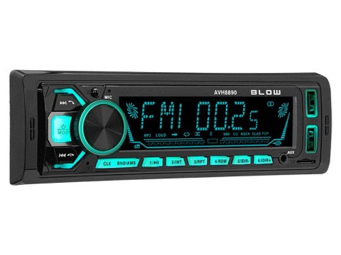 78-281# Radio blow avh-8890 rds app rgb mp3/usb/micro sd/bluetooth + mikrofon 78-281# Radio blow avh-8890 rds app rgb mp3/usb/micro sd/bluetooth + mikrofon