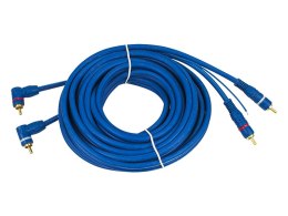 8676# Przyłącze 2xrca 6mm 5m złote kątowe + sterownik