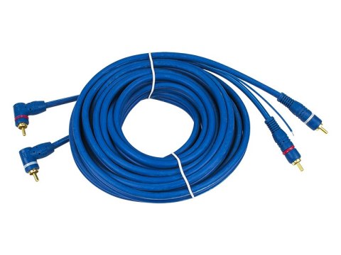 8676# Przyłącze 2xrca 6mm 5m złote kątowe + sterownik 8676# Przyłącze 2xrca 6mm 5m złote kątowe + sterownik