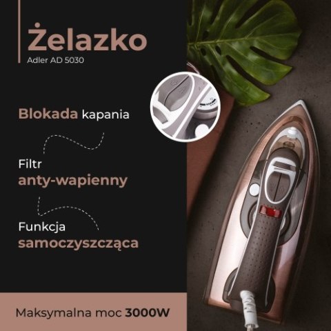 AD 5030 ŻELAZKO CERAMICZNE 3000 W AD 5030 ŻELAZKO CERAMICZNE 3000 W