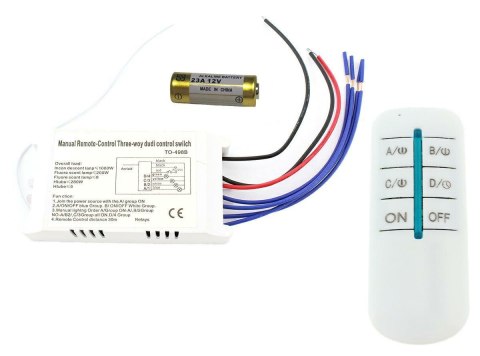 AG132B Bezprz. wł/wył 230v 4 kanały AG132B Bezprz. wł/wył 230v 4 kanały