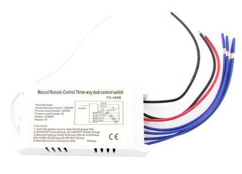 AG132B Bezprz. wł/wył 230v 4 kanały AG132B Bezprz. wł/wył 230v 4 kanały