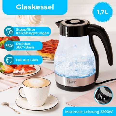 CR 1300 CZAJNIK SZKLANY 1,7 L CR 1300 CZAJNIK SZKLANY 1,7 L