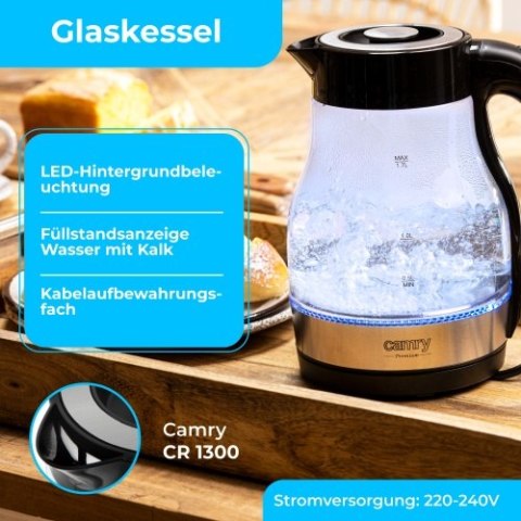 CR 1300 CZAJNIK SZKLANY 1,7 L CR 1300 CZAJNIK SZKLANY 1,7 L