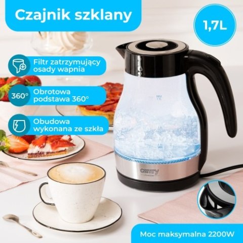 CR 1300 CZAJNIK SZKLANY 1,7 L CR 1300 CZAJNIK SZKLANY 1,7 L