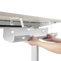Organizer podbiurkowy Ergo Office, biały, ER-431 W