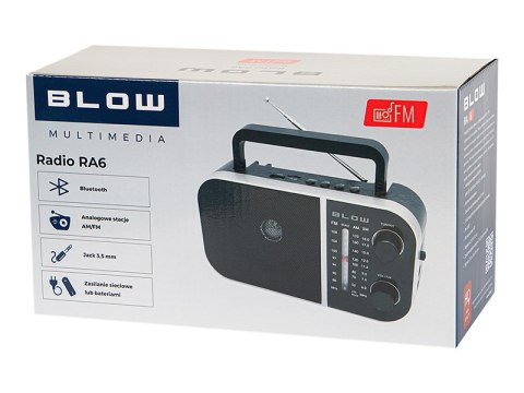 77-535# Radio przenośne analogowe am/fm bt blow ra6 77-535# Radio przenośne analogowe am/fm bt blow ra6