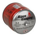Kartusz gazowy 190G IK006 Alpen Camping. certyfikat: Pi 0437, zgodny z normą EN417, propan-butan, zakres -10°c do+ 40°c, system Kartusz gazowy 190G IK006 Alpen Camping. certyfikat: Pi 0437, zgodny z normą EN417, propan-butan, zakres -10°c do+ 40°c, system