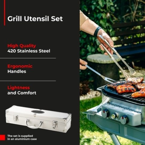AD 6729 SZTUĆCE DO GRILLA ? ZESTAW W ALUMINIOWEJ WALIZCE AD 6729 SZTUĆCE DO GRILLA ? ZESTAW W ALUMINIOWEJ WALIZCE
