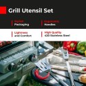 AD 6729 SZTUĆCE DO GRILLA ? ZESTAW W ALUMINIOWEJ WALIZCE