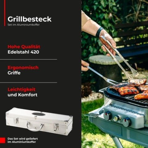 AD 6729 SZTUĆCE DO GRILLA ? ZESTAW W ALUMINIOWEJ WALIZCE AD 6729 SZTUĆCE DO GRILLA ? ZESTAW W ALUMINIOWEJ WALIZCE