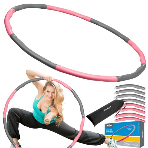 HULA HO P ODCHUDZAJĄCE KOŁO 95CM, RÓŻOWE, REBEL ACTIVE HULA HO P ODCHUDZAJĄCE KOŁO 95CM, RÓŻOWE, REBEL ACTIVE
