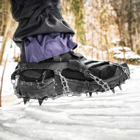 Raczki z kolcami na buty turystyczne, rozmiar L ( 41 - 44 ) , REBEL ACTIVE Raczki z kolcami na buty turystyczne, rozmiar L ( 41 - 44 ) , REBEL ACTIVE