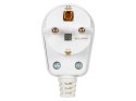 98-150# Wtyczka wt-16 pr kątowa biała
