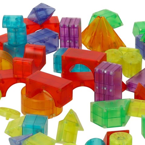 KLOCKI MAGNETYCZNE ŚWIECĄCE 64 EL. KLOCKI MAGNETYCZNE ŚWIECĄCE 64 EL.