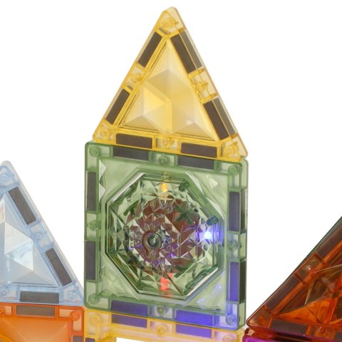 KLOCKI MAGNETYCZNE ŚWIECĄCE 90 EL. KLOCKI MAGNETYCZNE ŚWIECĄCE 90 EL.