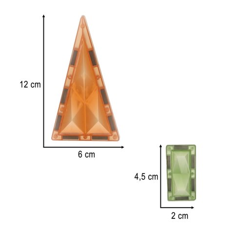 KLOCKI MAGNETYCZNE ŚWIECĄCE 90 EL. KLOCKI MAGNETYCZNE ŚWIECĄCE 90 EL.