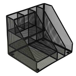 ORGANIZER NA BIURKO PRZYBORNIK BIURKOWY METALOWY 6 KOMÓR