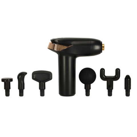 PISTOLET DO MASAŻU MASAŻER DO PLECÓW CIAŁA MINI LED 6W1 PISTOLET DO MASAŻU MASAŻER DO PLECÓW CIAŁA MINI LED 6W1
