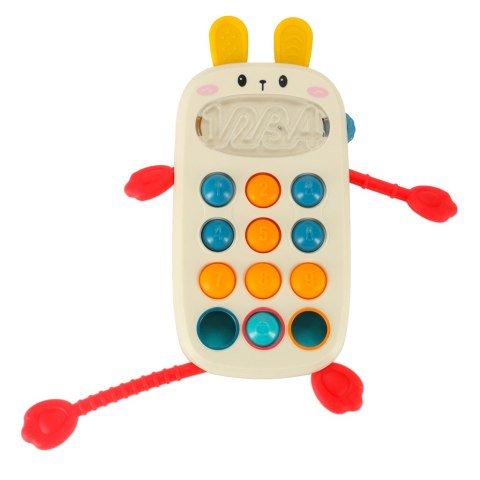 ZABAWKA SENSORYCZNA GRYZAK DLA NIEMOWLĄT TELEFON BIBI-INN ZABAWKA SENSORYCZNA GRYZAK DLA NIEMOWLĄT TELEFON BIBI-INN