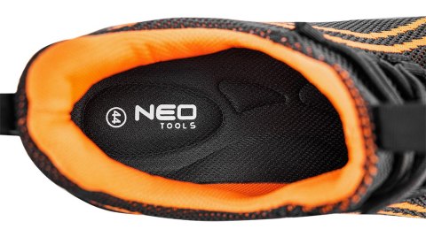 Półbuty robocze S1 SR Neo Air, stalowy podnosek, pomarańczowe, rozmiar 46 Półbuty robocze S1 SR Neo Air, stalowy podnosek, pomarańczowe, rozmiar 46