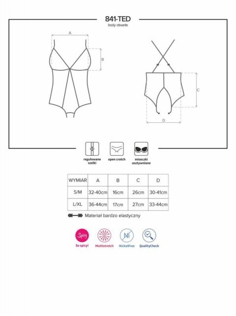 Bielizna-841-TED-1 body L/XL Bielizna-841-TED-1 body L/XL