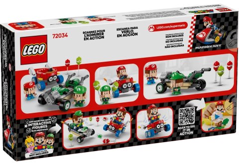 72034 - LEGO Super Mario - Mario Kart™ - Baby Mario kontra Baby Luigi 72034 - LEGO Super Mario - Mario Kart™ - Baby Mario kontra Baby Luigi