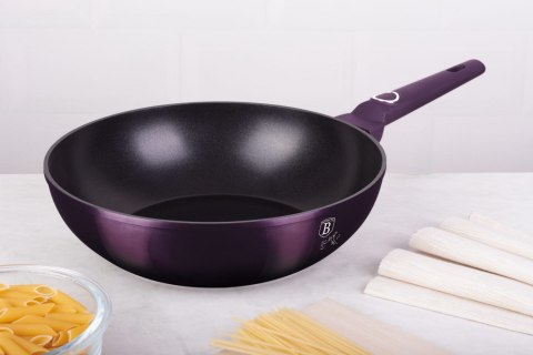 PATELNIA TYTANOWA / WOK 28cm BERLINGER HAUS PURPLE ECLIPSE BH-6633