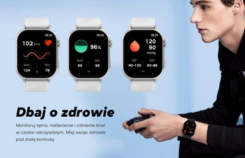 Smartwatch Damski GRAVITY GT15-12 Granatowy Pasek Silikonowy + Czarna Bransoleta Smartwatch Damski GRAVITY GT15-12 Granatowy Pasek Silikonowy + Czarna Bransoleta