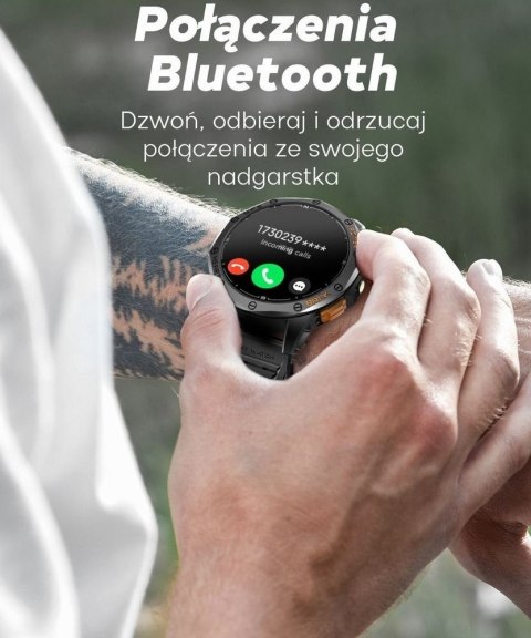 Smartwatch Męski GRAVITY GPS GT24-1 Czarny Pasek Silikonowy + Granatowy Pasek Silikonowy Smartwatch Męski GRAVITY GPS GT24-1 Czarny Pasek Silikonowy + Granatowy Pasek Silikonowy