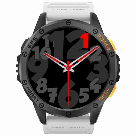 Smartwatch Męski GRAVITY GPS GT24-2 Czarny Pasek Silikonowy + Biały Pasek Silikonowy Smartwatch Męski GRAVITY GPS GT24-2 Czarny Pasek Silikonowy + Biały Pasek Silikonowy